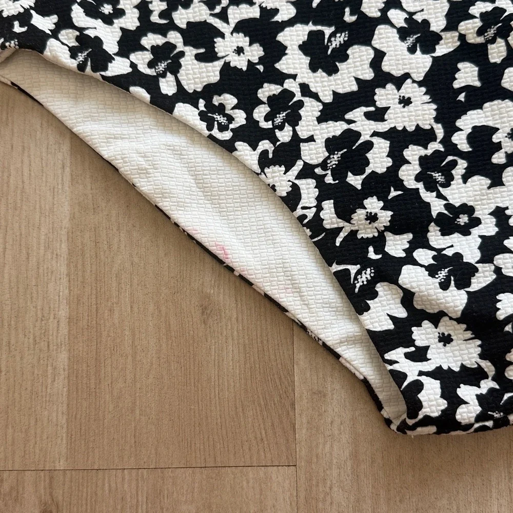 Marysia Swim Floral Black and White Swimsuit
